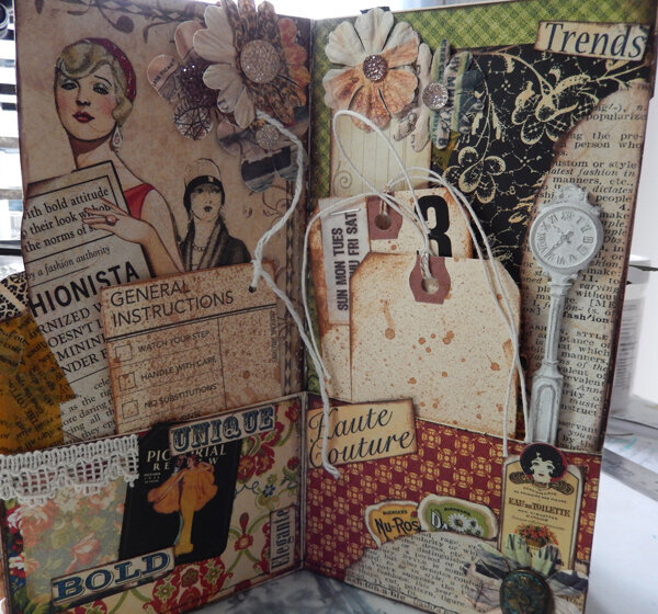 Graphic 45 File Folder Album for Craft Hoarders Anonymous