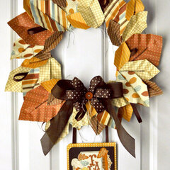 Origami Leaf Wreath & Card *American Crafts*