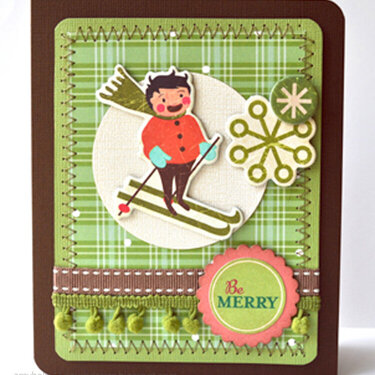 DAY 3 - 12 Days of Christmas Cards - Be Merry
