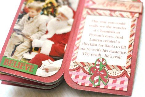 Mini Accordion Holiday Brag Book *Crate Paper*