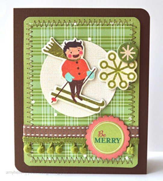 DAY 3 - 12 Days of Xmas Cards - Be Merry