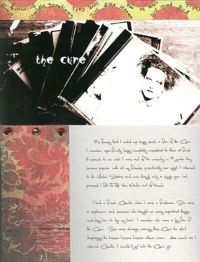 The Cure *** Basic Grey Paper ***