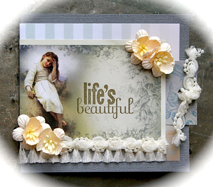Life&#039;s Beautiful Card *Meg&#039;s Garden/Green Tara*