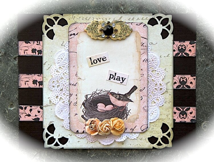 Love Play Card *SwirlyHues Challenge*