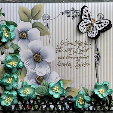 Friendship Card (Meg&#039;s Garden/Green Tara/Helmar)