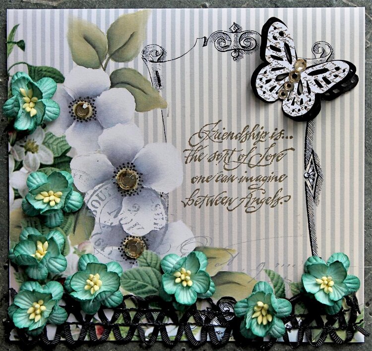 Friendship Card (Meg&#039;s Garden/Green Tara/Helmar)