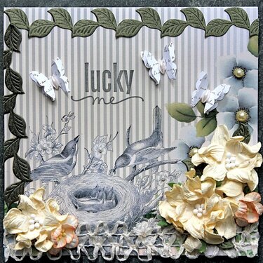 Lucky Me Card (Meg&#039;s Garden/Green Tara/Helmar)