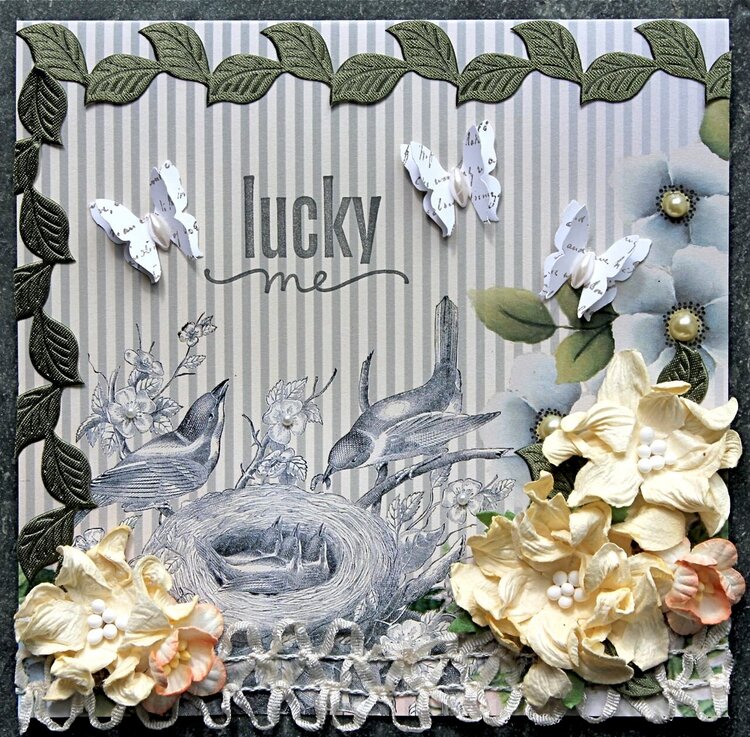 Lucky Me Card (Meg&#039;s Garden/Green Tara/Helmar)