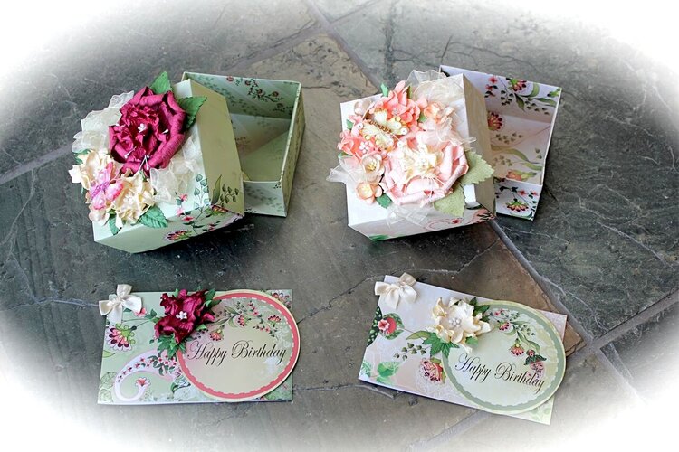 Box and card gift sets (Helmar/Meg&#039;s Garden)