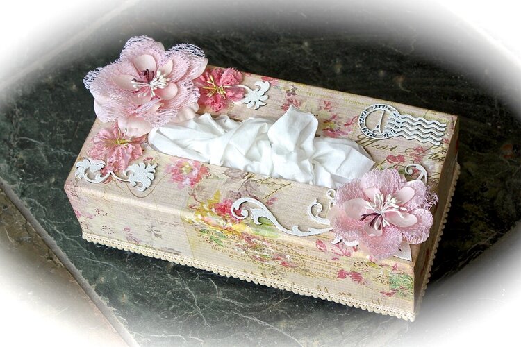 Tissue Box *Swirlydoos kit club/ Dusty Attic*