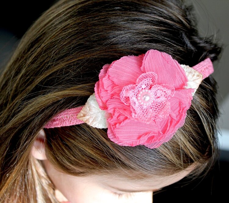 Pink Headband (Swirlydoos kit club)