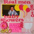 Real men go to baby showers