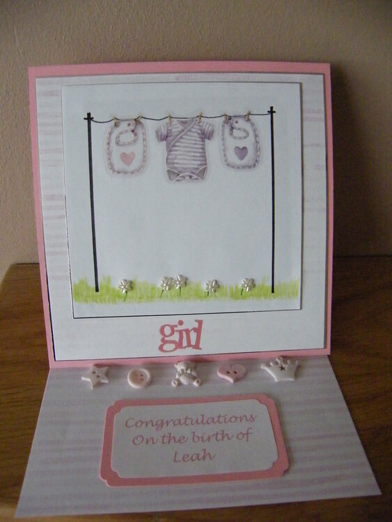 Baby Easel Card