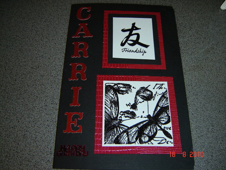 Carrie&#039;s B/D Card