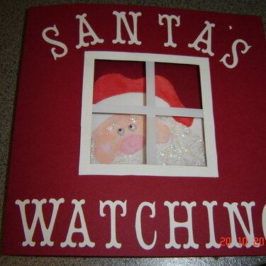 Santa&#039;s Watching Front
