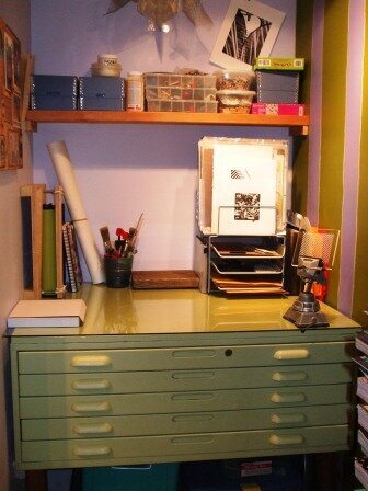 North Wall Paper Drawers