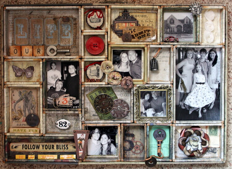 Tim Holtz Configurations Tray *Let&#039;s Capture Our Memories*