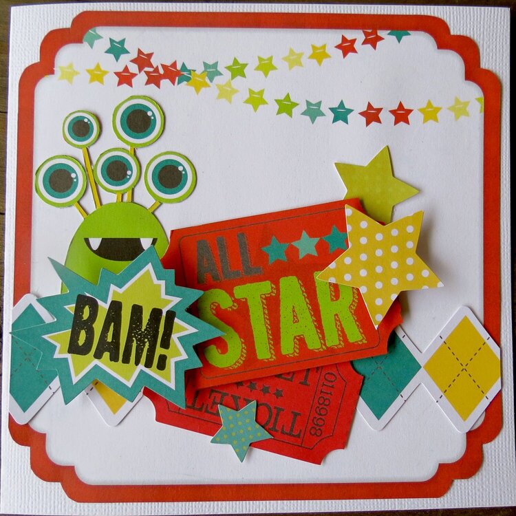 All Star Birthday Card by Megan Gourlay