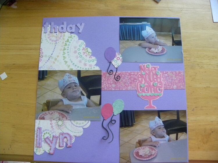 2 page Happy 1st Birthday- Page 2