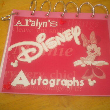 Aralyn&#039;s autograph book
