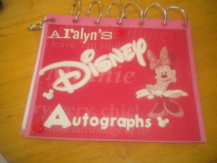Aralyn&#039;s autograph book