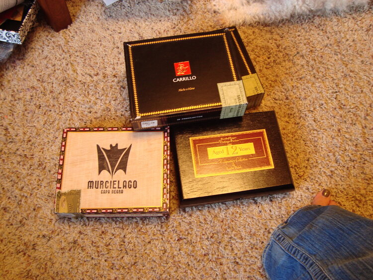 My Cigar Boxes from Martica :)