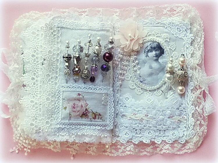 Romantic Shabby Chic Fabric Book