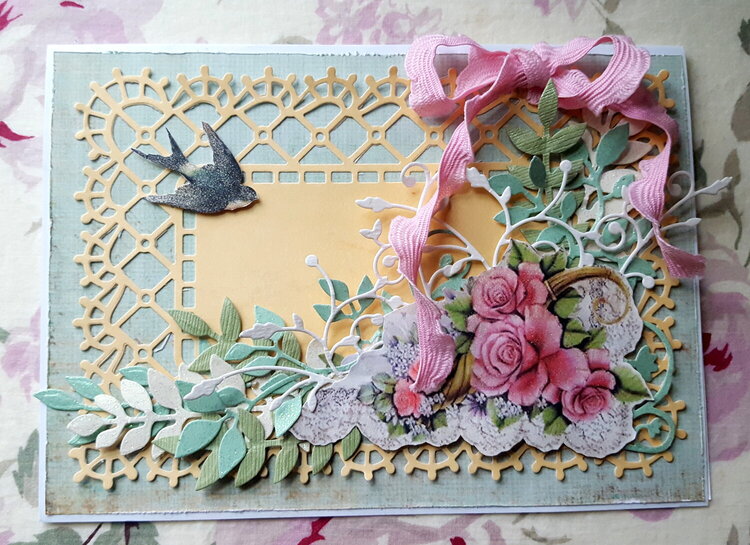 Shabby Chic &quot;Spring Garden&quot; card