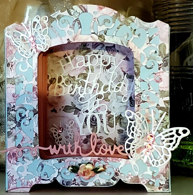 3D  birthday card for Pam
