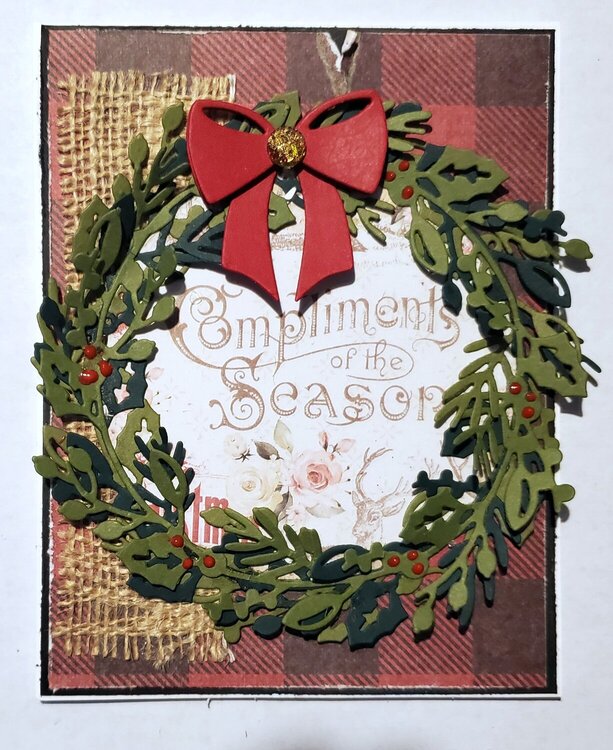 16 Cards Prima&#039;s &quot;Christmas in the Country collection&quot;