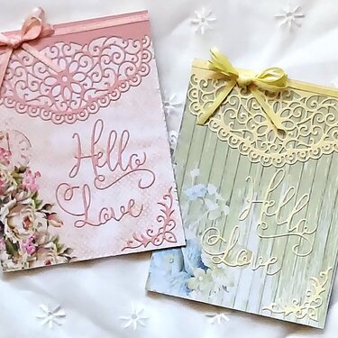 set of note cards