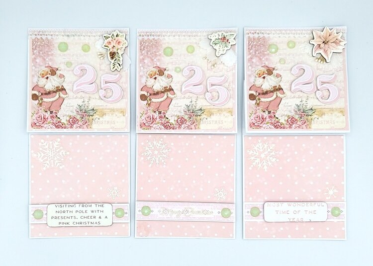 Shabby Easel Cards Set #1