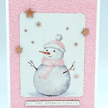 Sparkly Snowman Card