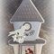 Birdhouse Easel Christmas Card