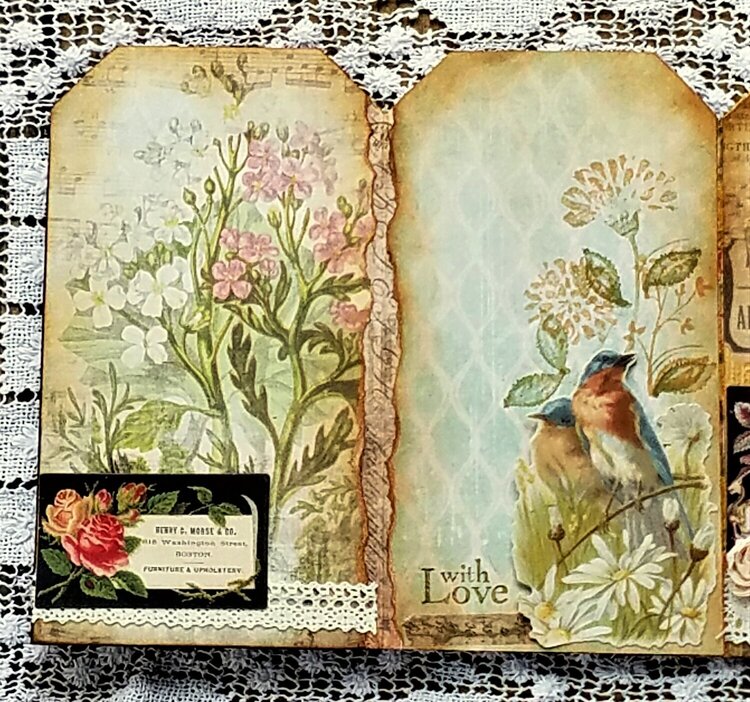 Tim Holtz Accordion Tag Book