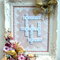 Shabby Chic Victorian "Keys To My Heart" with Holiday trim