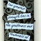 Steampunk "Trust your Heart"  back of tag