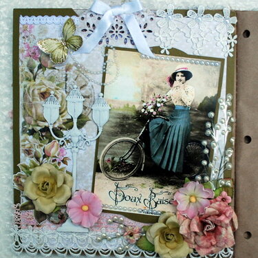 Vintage Shabby Chic RR page for Donna