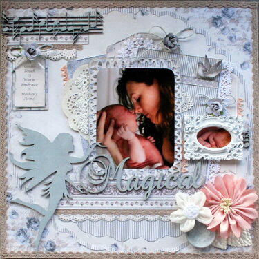 "Love is..." Shabby Chic Baby Boy LO