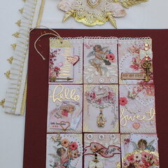 "Vintage valentine" outside of pockets