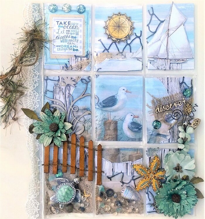 &quot;By the Sea&quot; Pocket Letter for Pam