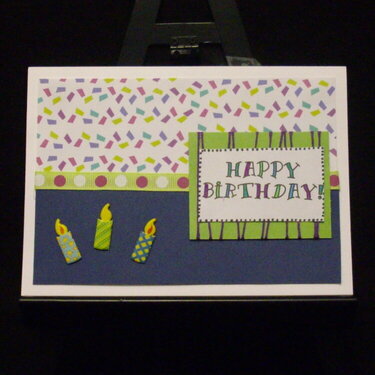 Candle Birthday Card