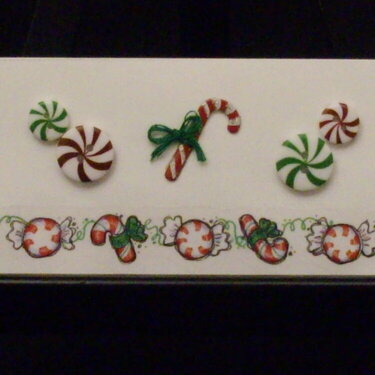 Candy Cane Gift Card Holder