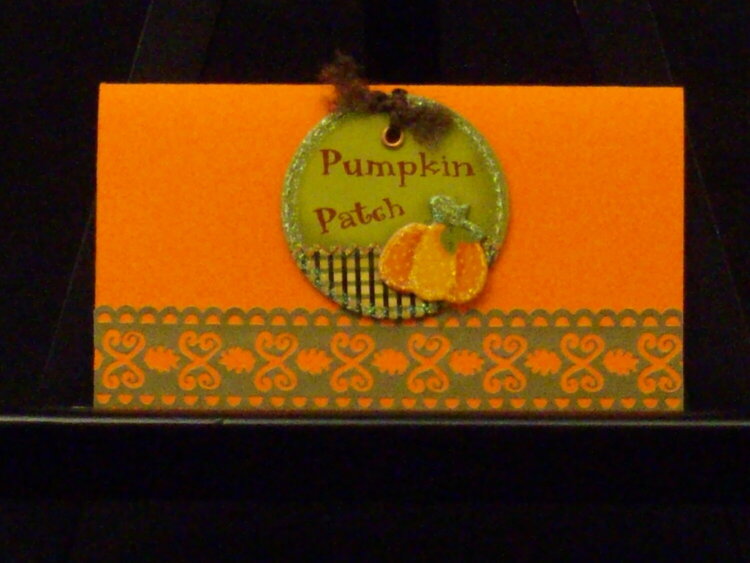 Pumpkin Patch Gift Card Holder