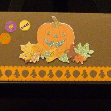 Trick or Treat Gift Card Holder