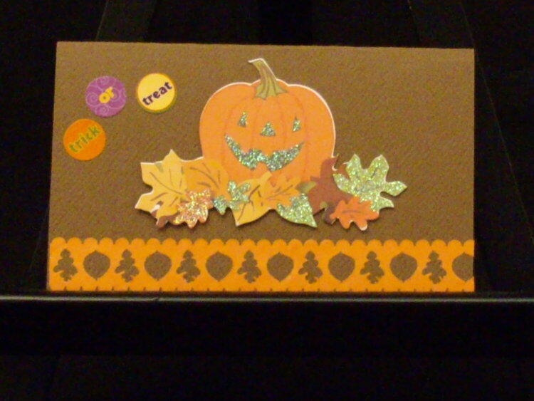 Trick or Treat Gift Card Holder