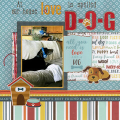 At Our House Love Is Spelled D-O-G