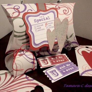 Valentine Treat boxes and tags