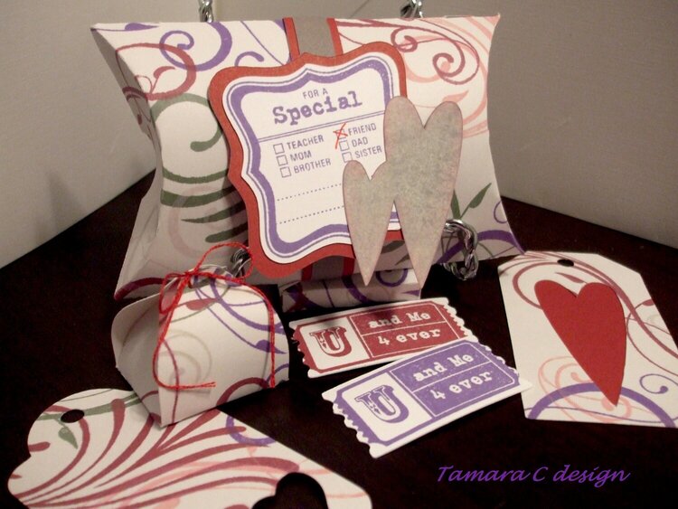 Valentine Treat boxes and tags