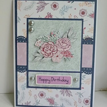 Lilac birthday card